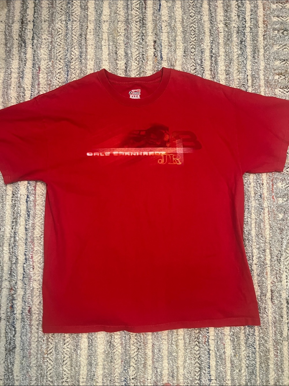 Red Graphic Crewneck T-Shirt -Dale Earnhardt Jr